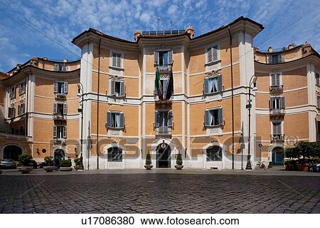 Baroque Piazza S. Ignazio di Loyola, designed by Filippo Raguzzini, Rome View Large Photo Image Stock Image - Baroque Piazza S. Ignazio di Loyola, designed by Filippo Raguzzini, Rome. Fotosearch