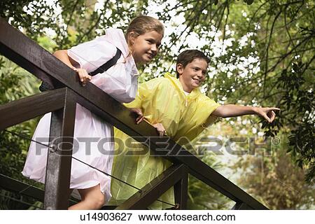 Stock Photo - Children on Nature Field Trip. Fotosearch