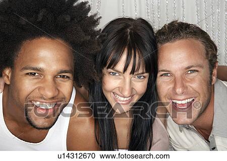 Group of smiling young people, portrait View Large Photo Image Stock Image - Group of smiling young people, portrait. Fotosearch