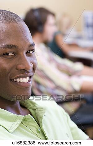 Smiling young Man, close-up. View Large Photo Image Stock Photograph - Smiling young Man, close-up.. Fotosearch