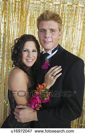 Well-dressed teenagers at school dance, portrait View Large Photo Image Stock Photo - Well-dressed teenagers at school dance, portrait. Fotosearch