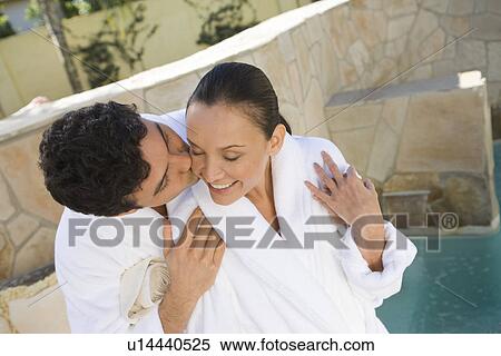 Couple embracing outdoors View Large Photo Image Stock Photography - Couple embracing outdoors. Fotosearch