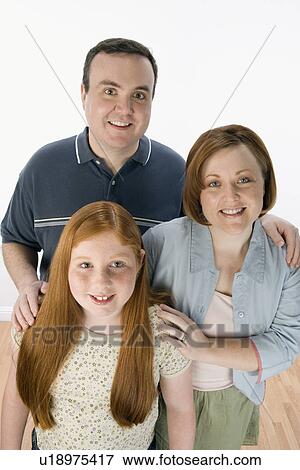 Stock Photo - Family portrait. Fotosearch