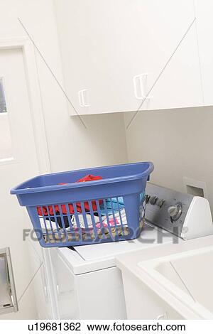Laundry basket View Large Photo Image Stock Image - Laundry basket. Fotosearch