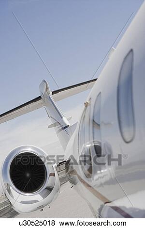 Stock Photo - Part of private airplane.. Fotosearch