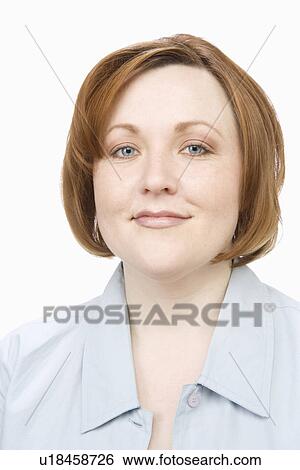 Stock Photograph - Portrait of mature woman. Fotosearch