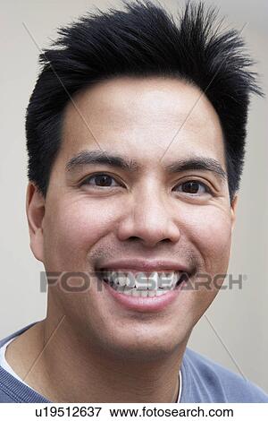 Stock Photo - Smiling man, portrait. Fotosearch