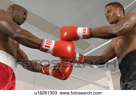 Two Boxers Before Fight View Large Photo Image Stock Image - Two Boxers Before Fight. Fotosearch