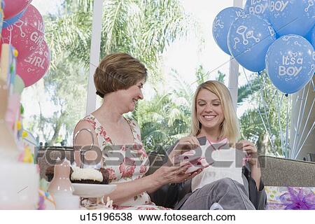 Two Women at a Baby Shower View Large Photo Image Stock Photo - Two Women at a Baby Shower. Fotosearch