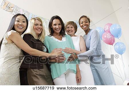 Women at a Baby Shower View Large Photo Image Stock Photo - Women at a Baby Shower. Fotosearch