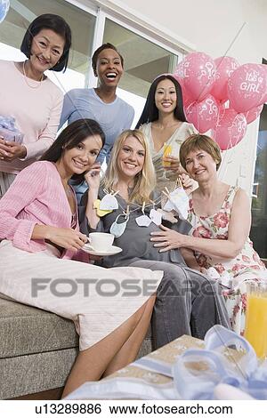 Women at a Baby Shower View Large Photo Image Stock Photograph - Women at a Baby Shower. Fotosearch