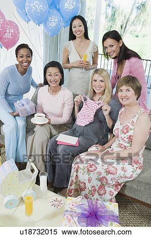 Women at a Baby Shower View Large Photo Image Stock Photography - Women at a Baby Shower. Fotosearch