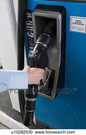 Young woman holding fuel pump, close-up View Large Photo Image Stock Image - Young woman holding fuel pump, close-up. Fotosearch