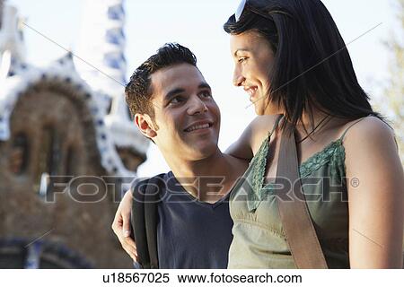 Affectionate Young Couple Sightseeing View Large Photo Image Stock Photography - Affectionate Young Couple Sightseeing. Fotosearch