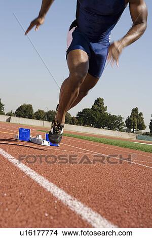 Athlete starting to run View Large Photo Image Picture - Athlete starting to run. Fotosearch