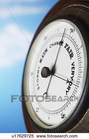 Stock Photography - Barometer, close up. Fotosearch