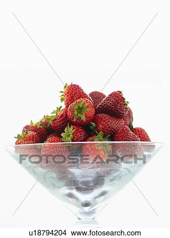 Picture - Bowl full of Strawberries. Fotosearch