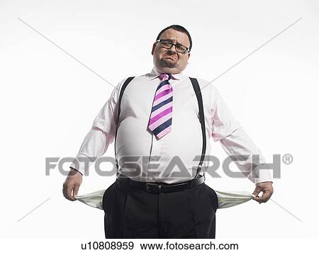 Stock Photo - Broke Businessman. Fotosearch