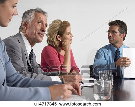 Business colleagues in conference meeting View Large Photo Image Stock Photography - Business colleagues in conference meeting. Fotosearch