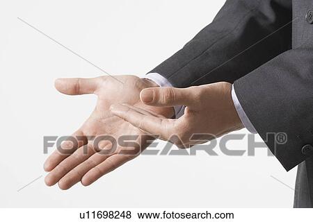 Businessman Making Hand Gestures, close up of hands View Large Photo Image Stock Photo - Businessman Making Hand Gestures, close up of hands. Fotosearch