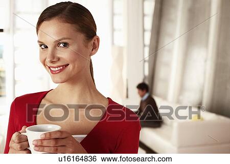 Businesswoman in Office Lobby View Large Photo Image Stock Photograph - Businesswoman in Office Lobby. Fotosearch