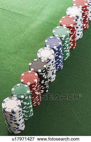 Chips on Roulette Table View Large Photo Image Stock Photo - Chips on Roulette Table. Fotosearch
