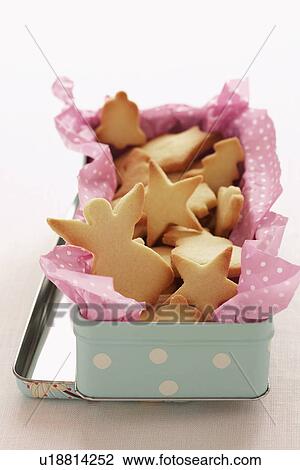 Christmas cookies in tin View Large Photo Image Stock Image - Christmas cookies in tin. Fotosearch