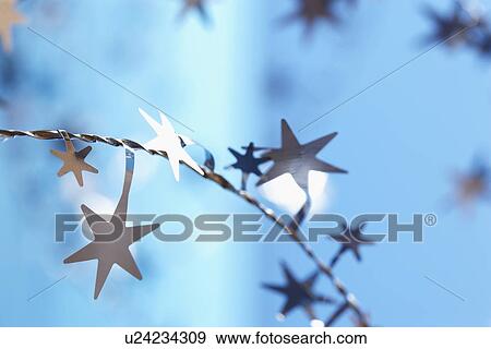 Christmas star decorations View Large Photo Image Stock Photo - Christmas star decorations. Fotosearch