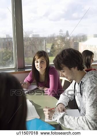 College Students Studying View Large Photo Image Stock Photo - College Students Studying. Fotosearch