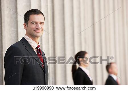 Confident attorney outside courthouse, portrait View Large Photo Image Stock Image - Confident attorney outside courthouse, portrait. Fotosearch