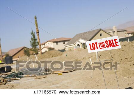Construction site with houses for sale View Large Photo Image Stock Image - Construction site with houses for sale. Fotosearch