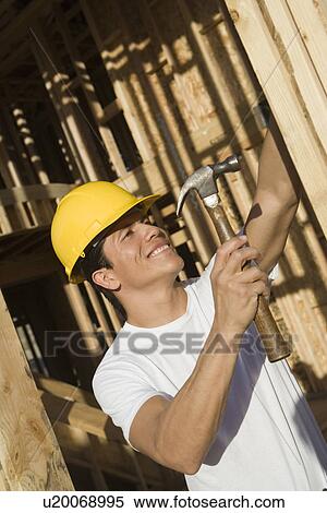 Construction worker on site View Large Photo Image Stock Photography - Construction worker on site. Fotosearch