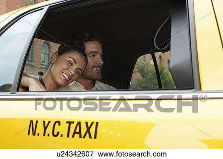 Couple in Taxi View Large Photo Image Stock Photo - Couple in Taxi. Fotosearch