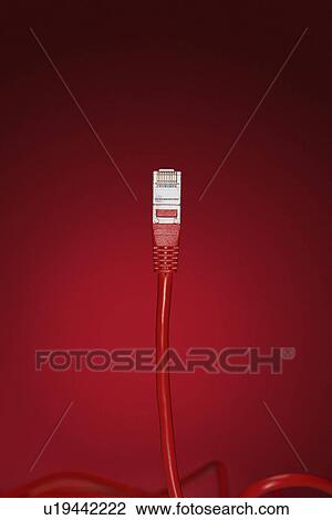 Stock Image - Data Cable Plug. Fotosearch