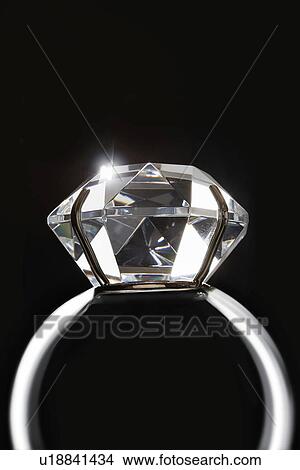 Diamond ring, close up View Large Photo Image Picture - Diamond ring, close up. Fotosearch