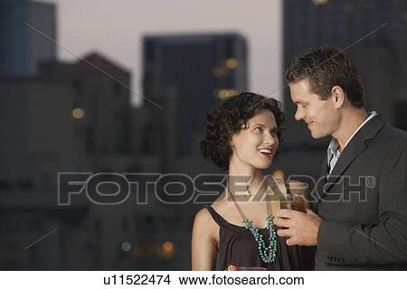 Elegant couple on a Date, at night View Large Photo Image Picture - Elegant couple on a Date, at night. Fotosearch