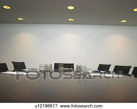 Empty conference room View Large Photo Image Stock Photo - Empty conference room. Fotosearch