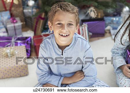Excited Boy at Christmas View Large Photo Image Stock Image - Excited Boy at Christmas. Fotosearch