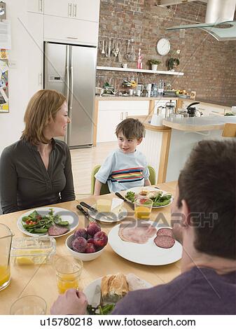 Family at Dinner Table View Large Photo Image Stock Photo - Family at Dinner Table. Fotosearch