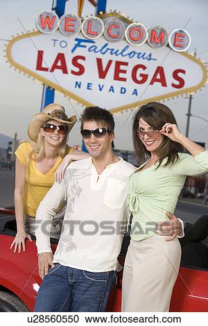 Friends having fun in Las Vegas, Nevada, USA View Large Photo Image Stock Image - Friends having fun in Las Vegas, Nevada, USA. Fotosearch
