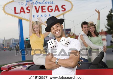 Friends having fun in Las Vegas, Nevada, USA View Large Photo Image Stock Photo - Friends having fun in Las Vegas, Nevada, USA. Fotosearch