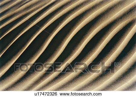 Stock Photograph - Grooves in sand. Fotosearch