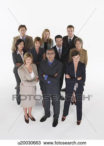 Group of businesspeople in triangle formation View Large Photo Image Stock Image - Group of businesspeople in triangle formation. Fotosearch