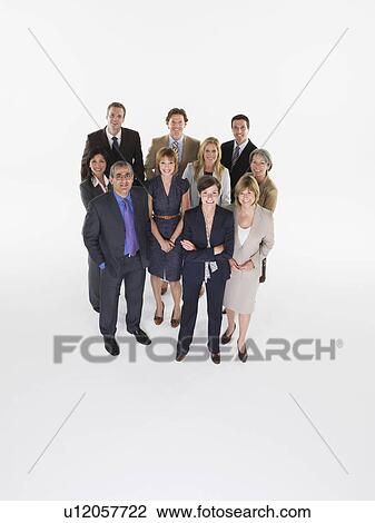 Stock Image - Group of businesspeople. Fotosearch