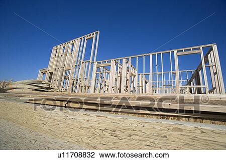 House construction View Large Photo Image Stock Image - House construction. Fotosearch