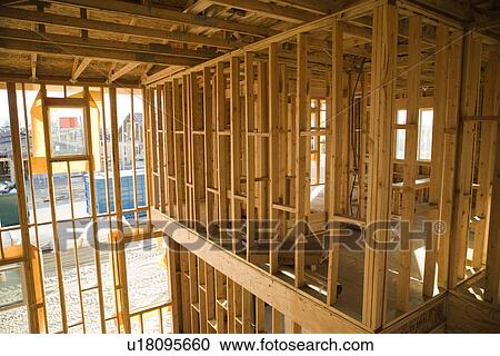 Stock Image - House construction. Fotosearch