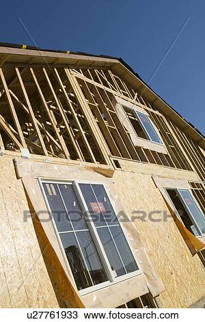 House construction View Large Photo Image Stock Image - House construction. Fotosearch