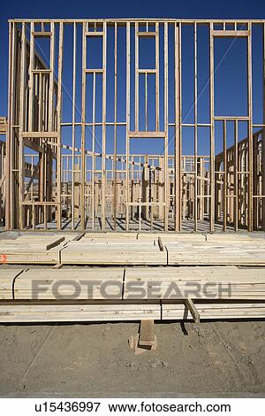 Stock Photo - House construction. Fotosearch