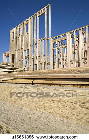 House construction View Large Photo Image Stock Photograph - House construction. Fotosearch