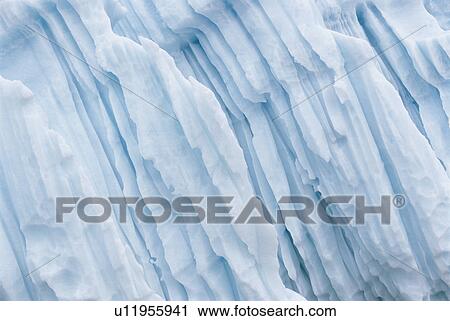 Stock Image - Ice Formation. Fotosearch